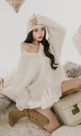 モデル：160cm（着用サイズ：FREE　着用カラー：IVO）