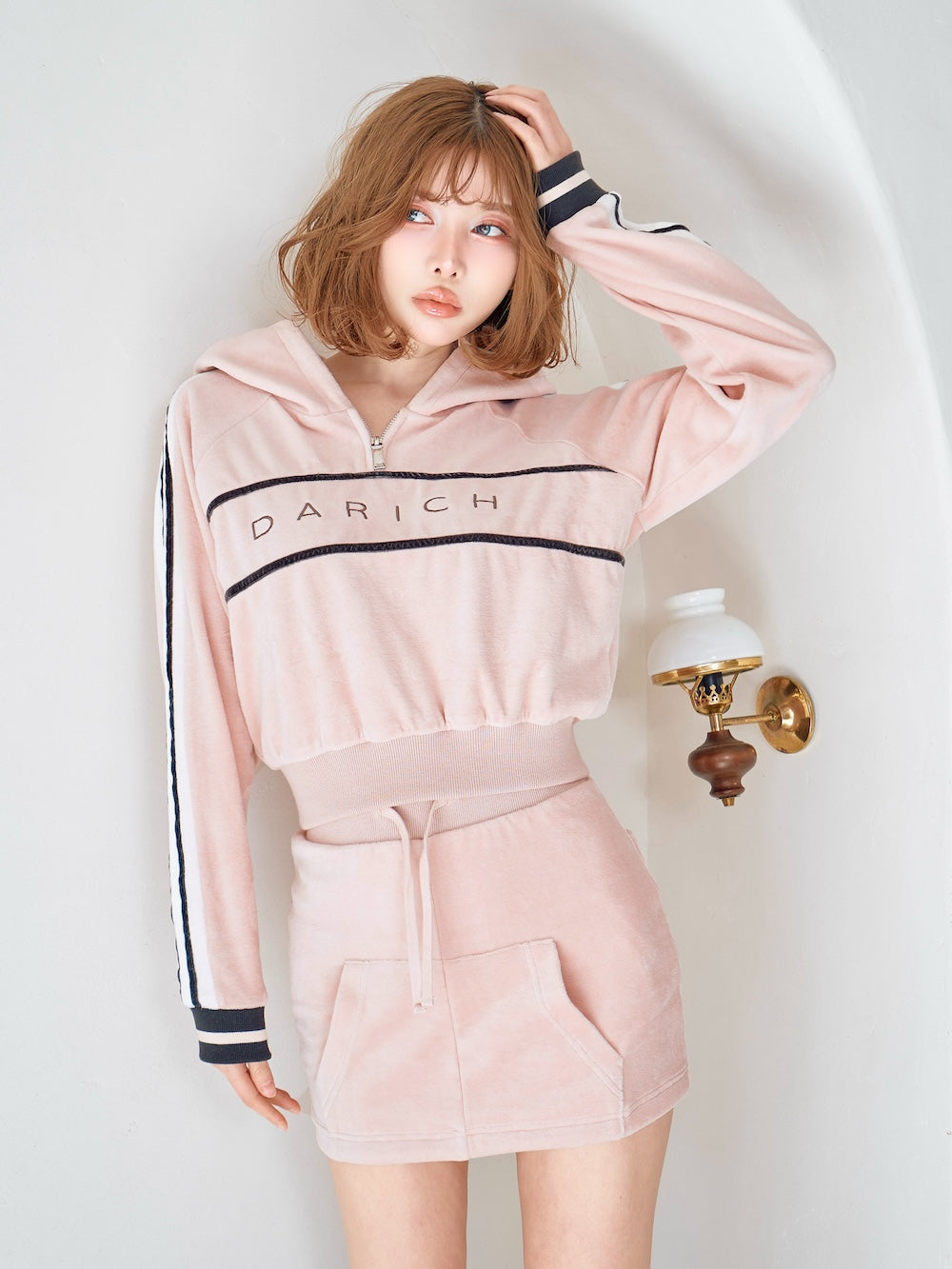 モデル：160cm（着用サイズ：FREE　着用カラー：PNK）