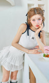 モデル：160cm（着用サイズ：FREE　着用カラー：WHT）
