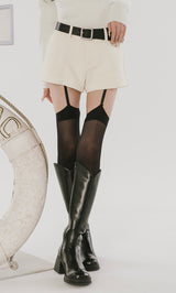 モデル：160cm（着用サイズ：S　着用カラー：IVO）