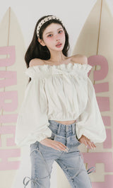 モデル：160cm（着用サイズ：FREE　着用カラー：WHT）