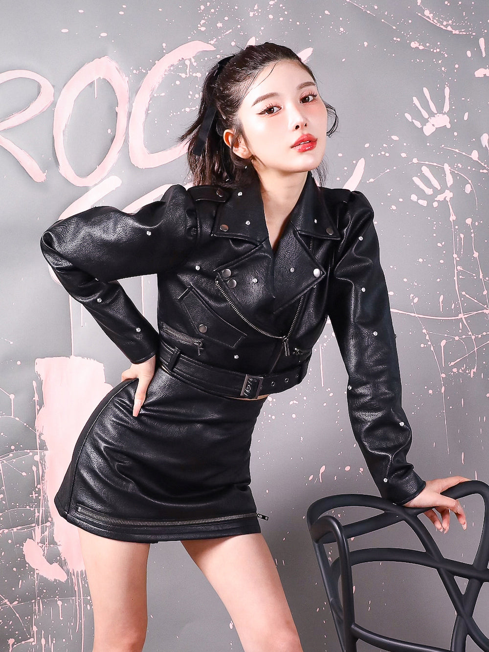 ジップレザーミニスカート – Darich (ダーリッチ)