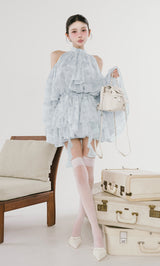 モデル：160cm（着用サイズ：FREE　着用カラー：SAX）