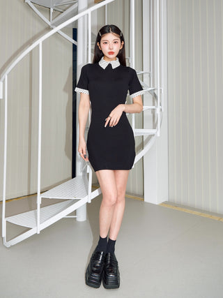 モデル：160cm（着用サイズ：FREE　着用カラー：BLK）