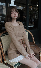 モデル：160cm（着用サイズ：FREE　着用カラー：BRN）