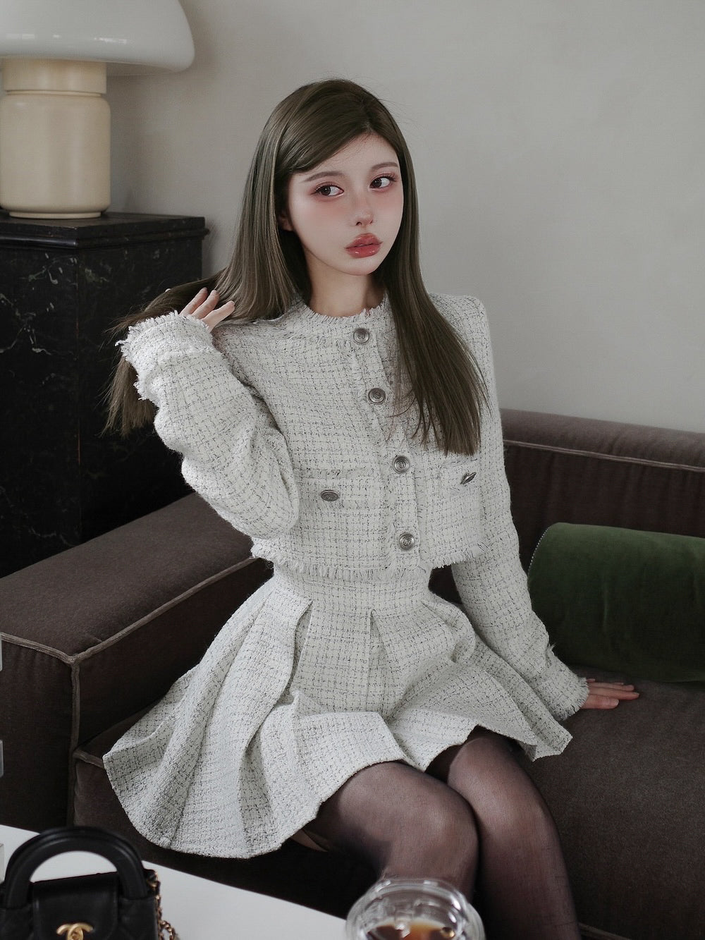 モデル：160cm（着用サイズ：FREE　着用カラー：WHT）