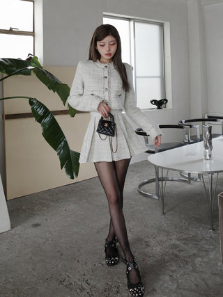 モデル：160cm（着用サイズ：FREE　着用カラー：WHT）