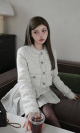 モデル：160cm（着用サイズ：FREE　着用カラー：WHT）