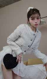 モデル：160cm（着用サイズ：FREE　着用カラー：WHT）