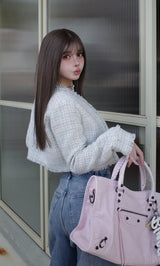 モデル：160cm（着用サイズ：FREE　着用カラー：WHT）