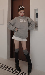 モデル：160cm（着用サイズ：FREE　着用カラー：GRY）