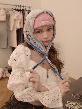 モデル：160cm（着用サイズ：FREE　着用カラー：WHT）