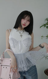 モデル：160cm（着用サイズ：FREE　着用カラー：WHT）