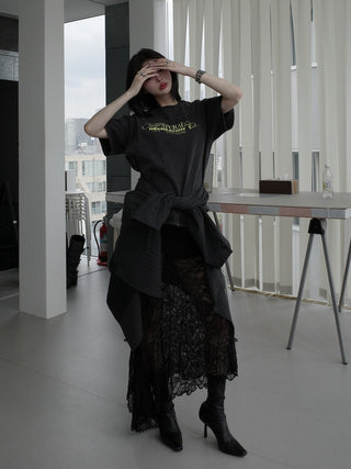 モデル：160cm（着用サイズ：FREE　着用カラー：C-GRY）