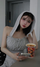 モデル：160cm（着用サイズ：FREE　着用カラー：GRY）