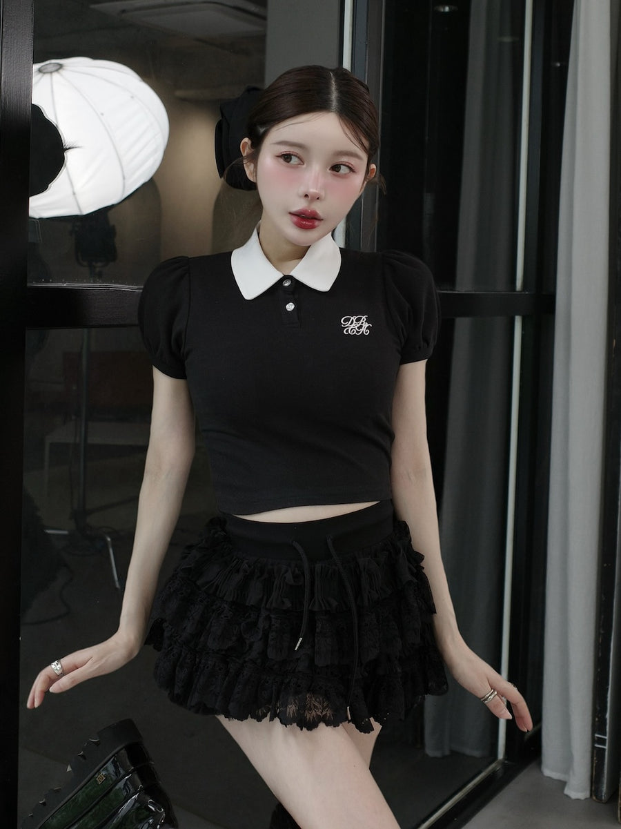 モデル：160cm（着用サイズ：FREE　着用カラー：BLK）