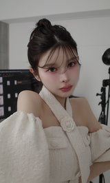 モデル：160cm（着用サイズ：FREE　着用カラー：WHT）