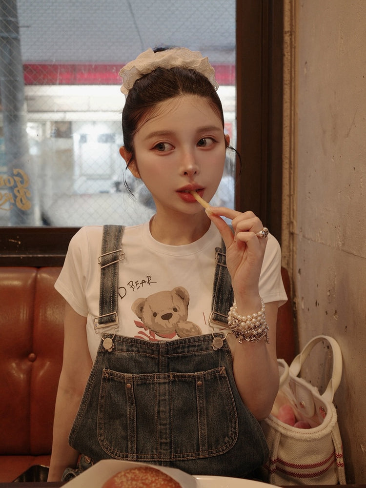 イラストDベアTシャツ – Darich (ダーリッチ)