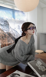モデル：160cm（着用サイズ：FREE　着用カラー：GRY）
