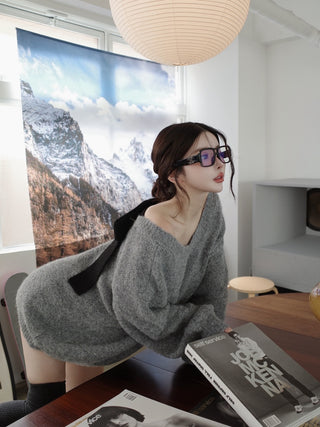 モデル：160cm（着用サイズ：FREE　着用カラー：GRY）