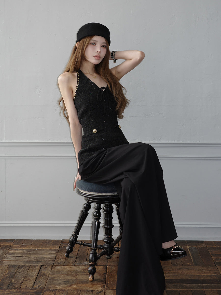 モデル：160cm（着用サイズ：FREE　着用カラー：BLK）