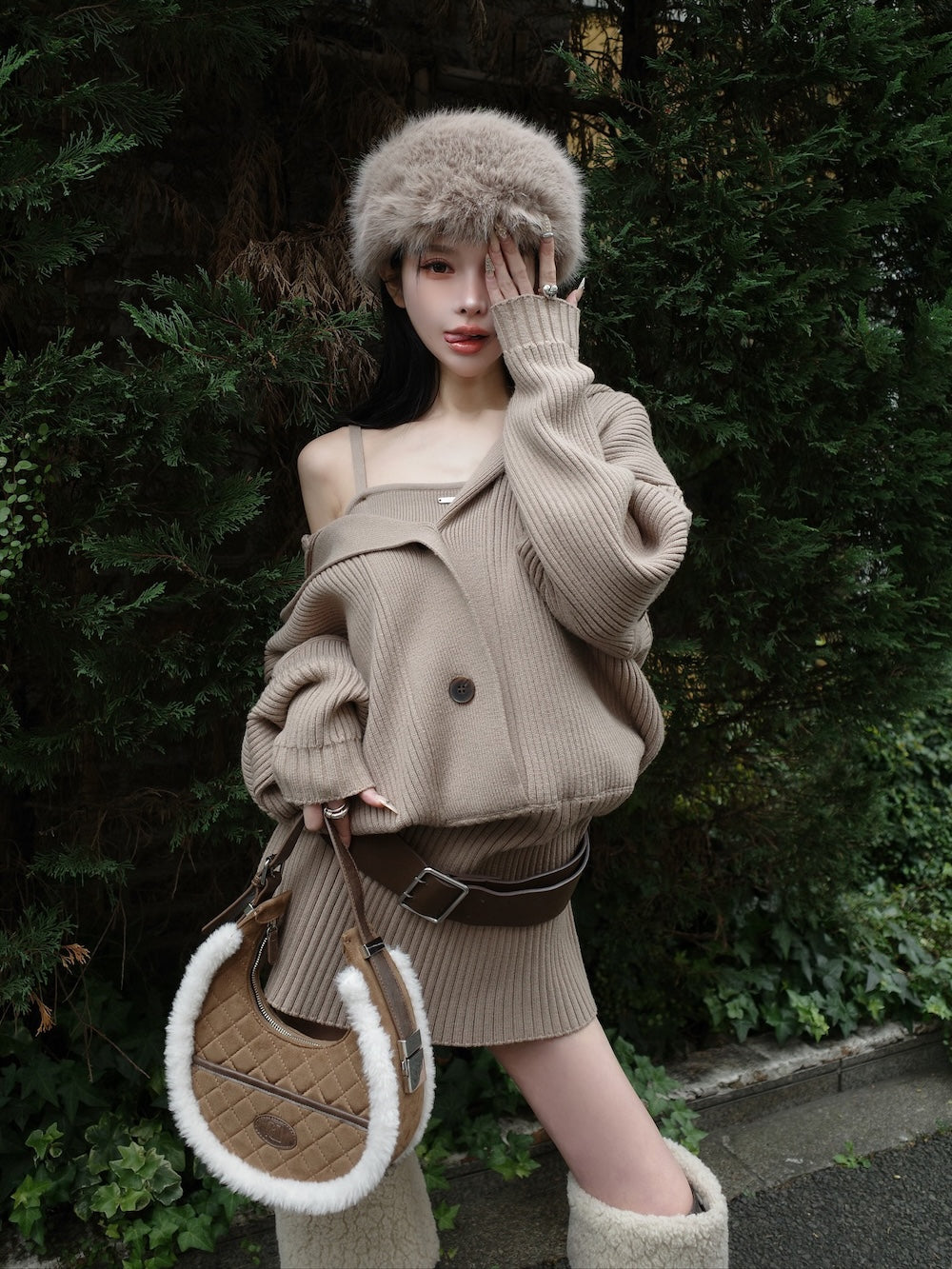 サイズ：FREE　カラー：CAM