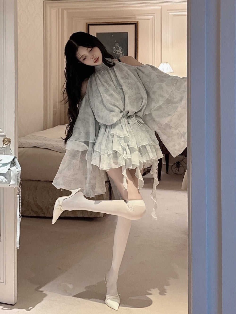 ★✨！ダーリッチ トワルドジュイシフォンフリルミニワンピース FL トワルドジュイシフォンフリルミニワンピース – Darich (ダーリッチ)