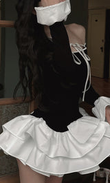 モデル：160cm（着用サイズ：FREE　着用カラー：BLK）