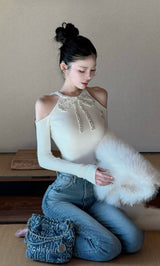 モデル：160cm（着用サイズ：FREE　着用カラー：IVO）