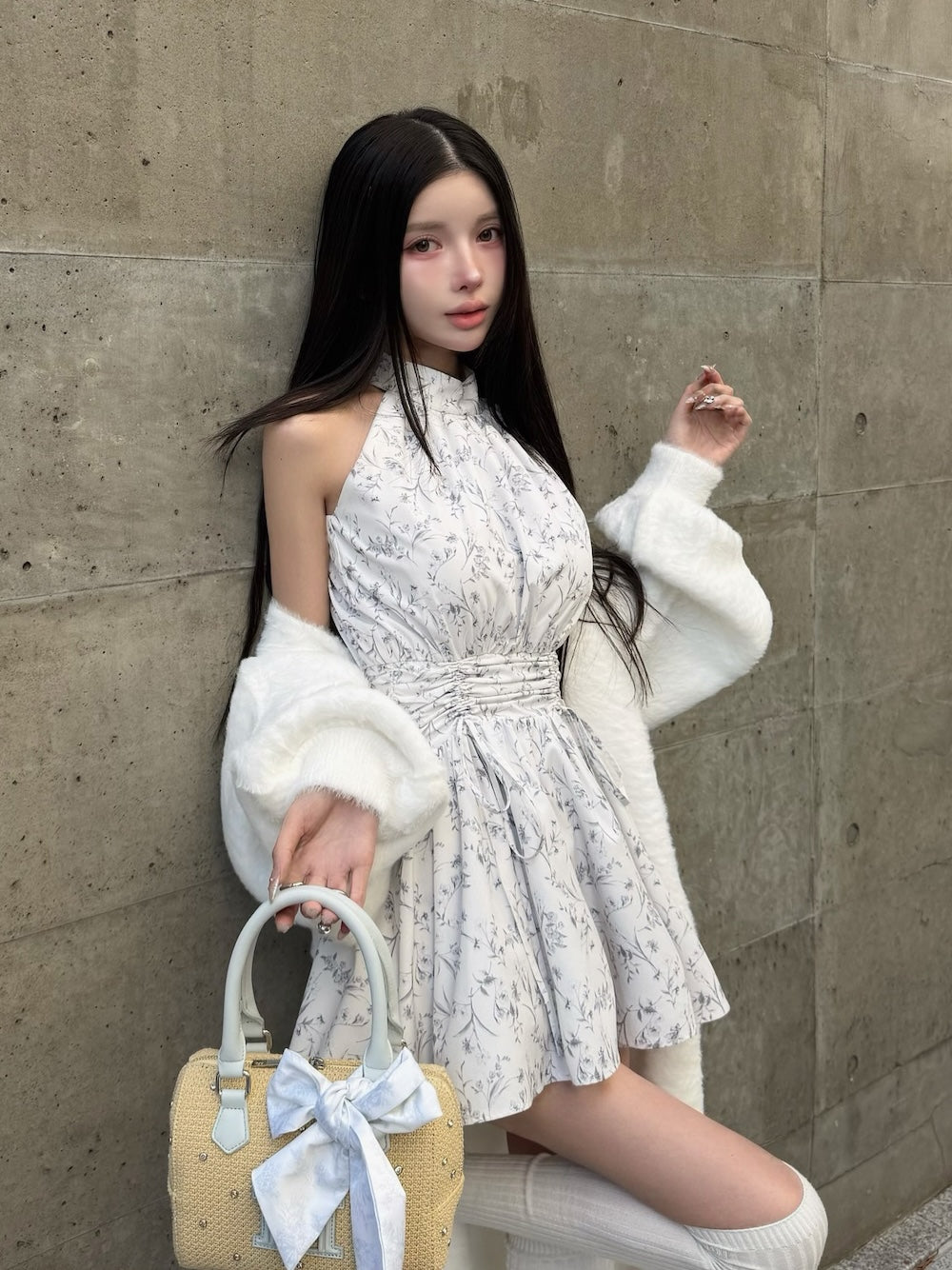 モデル：160cm（着用サイズ：FREE　着用カラー：GRY）