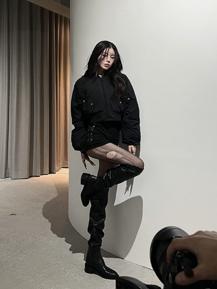 ハイウエストレースアップショートパンツ – Darich (ダーリッチ)