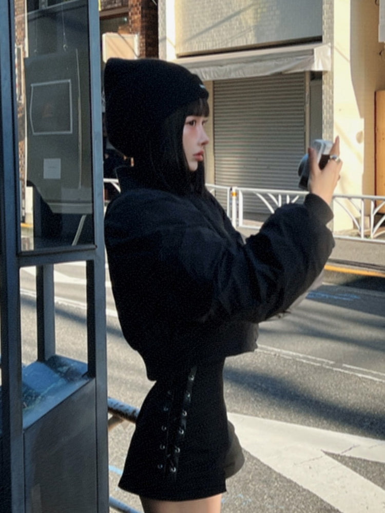 ハイウエストレースアップショートパンツ – Darich (ダーリッチ)