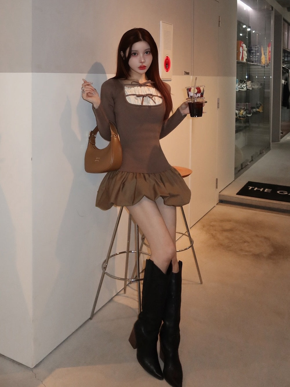 ダブルリボンドッキングバルーンミニワンピース – Darich (ダーリッチ)