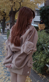 モデル：160cm（着用サイズ：FREE　着用カラー：BEG）