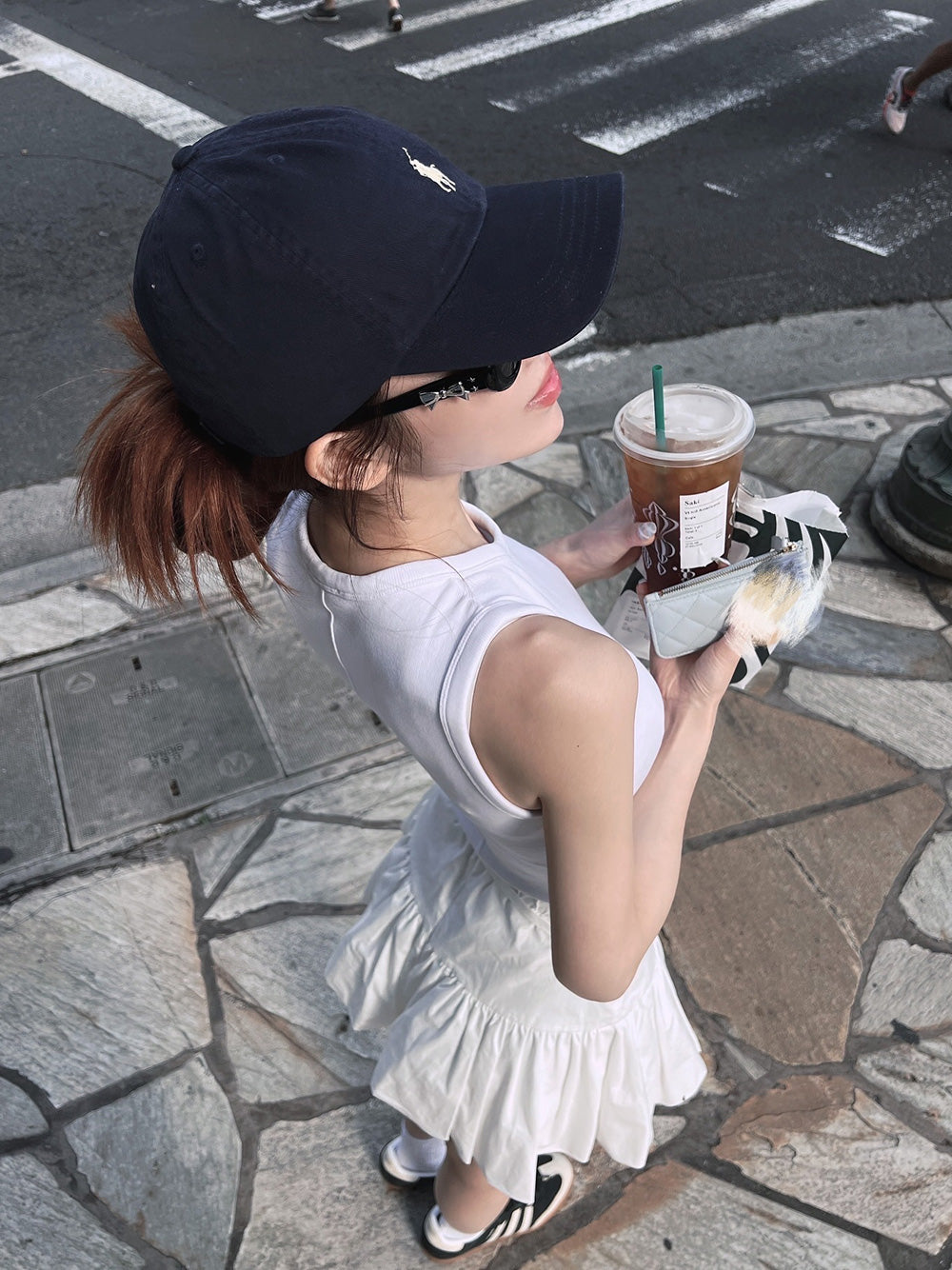 モデル：160cm（着用サイズ：FREE　着用カラー：WHT）