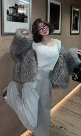 モデル：160cm（着用サイズ：FREE　着用カラー：GRY）