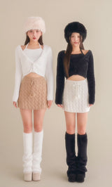 【WHT】160cm/FREE 【BLK】155cm/FREE