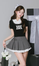 Darich ダーリッチ DDロゴワンショルニットトップス darich DDロゴワンショルニットトップス – Darich