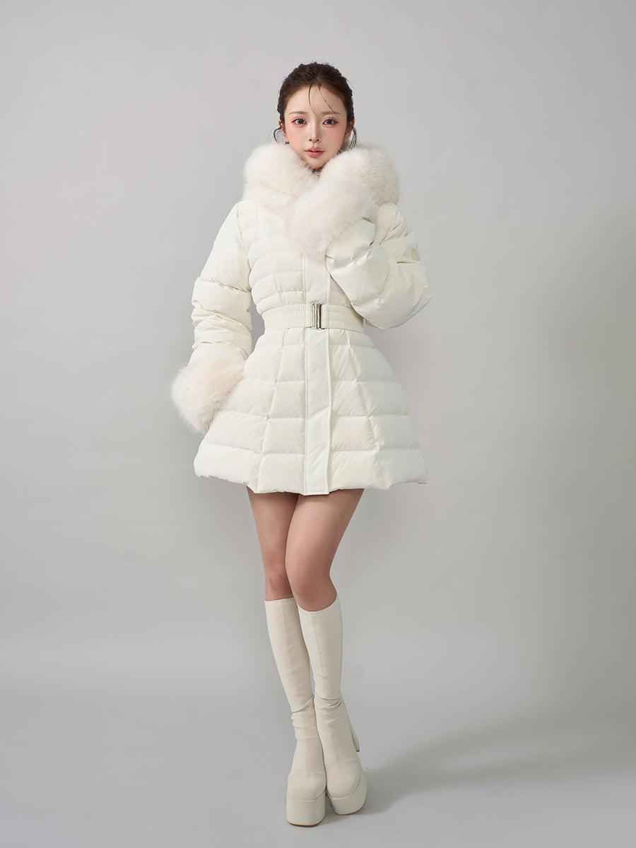 モデル：158cm（着用サイズ：S　着用カラー：WHT）