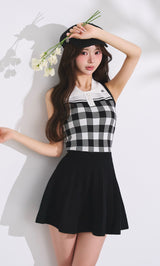 モデル：158cm（着用サイズ：FREE　着用カラー：BLK）