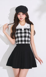 モデル：158cm（着用サイズ：FREE　着用カラー：BLK）