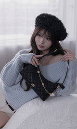 サイズ：FREE　カラー：BLK