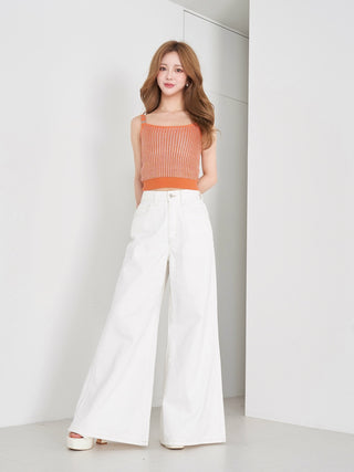 モデル：158cm（着用サイズ：FREE　着用カラー：ORG）