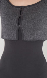モデル：158cm（着用サイズ：FREE　着用カラー：C-GRY）