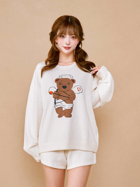 【Angel】Pullover & Shorts Set