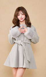 モデル：158cm（着用サイズ：FREE　着用カラー：GRY）