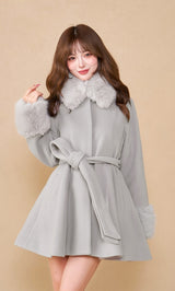モデル：158cm（着用サイズ：FREE　着用カラー：GRY）