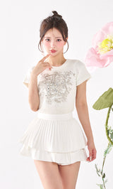 モデル：158cm（着用サイズ：FREE　着用カラー：WHT）