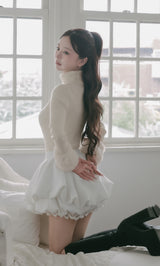 モデル：158cm（着用サイズ：FREE　着用カラー：WHT）