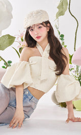 モデル：158cm（着用サイズ：FREE　着用カラー：WHT）